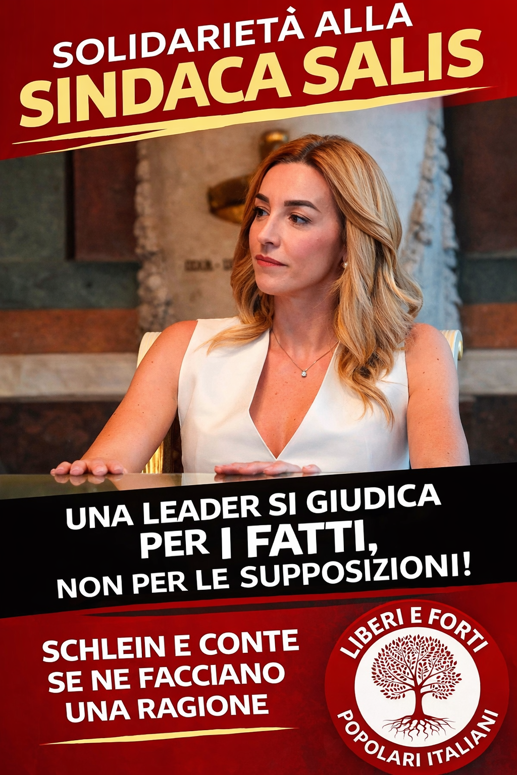 Solidarietà a Silvia Salis