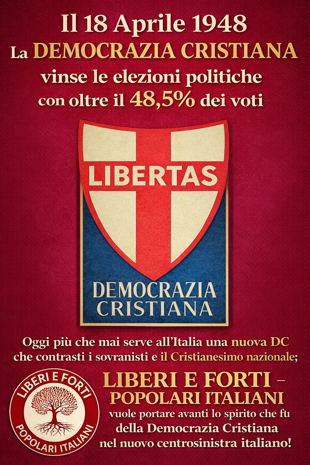 18 aprile 1948: la scelta che segnò il destino dell’Italia