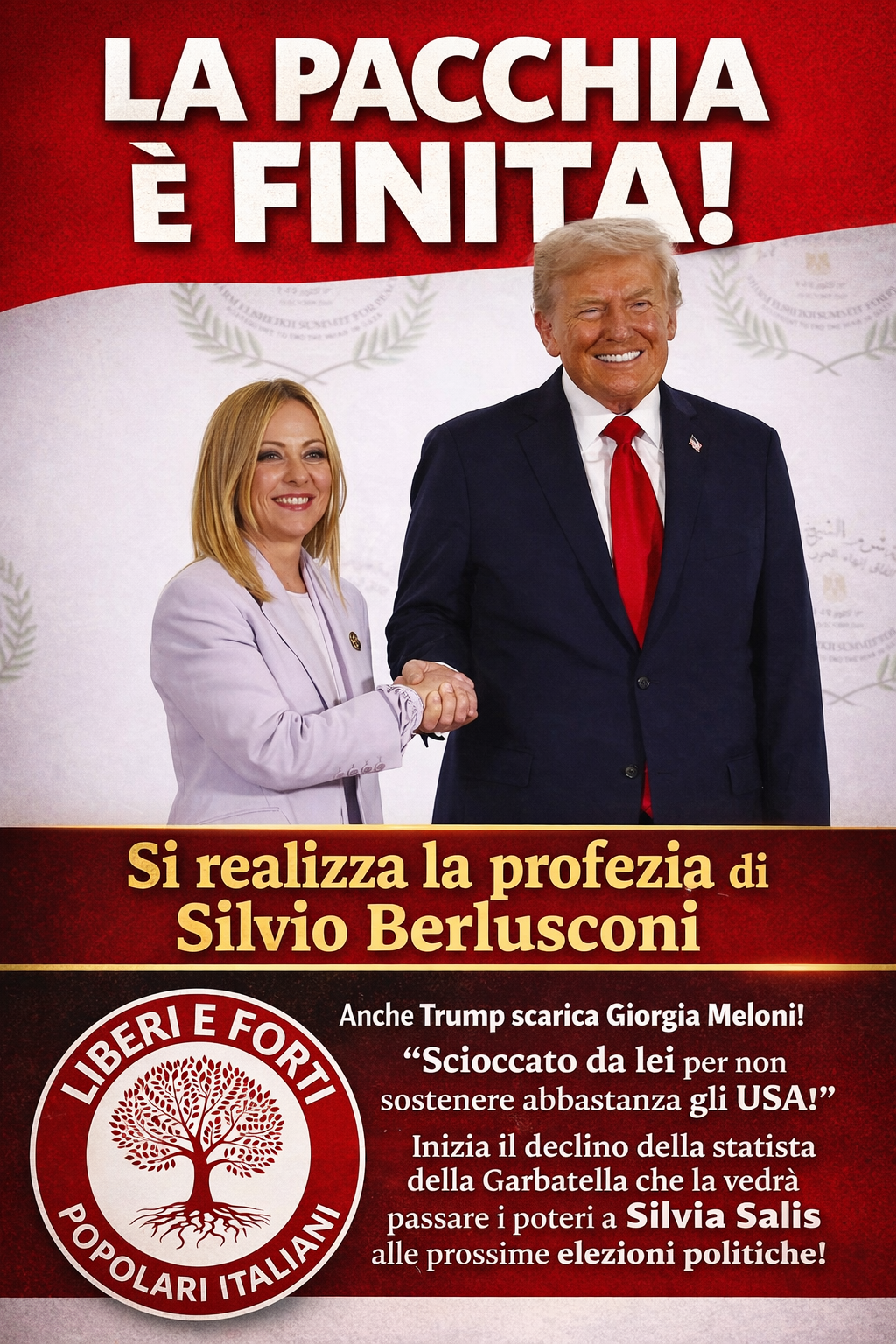 Giorgia, la pacchia è finita!