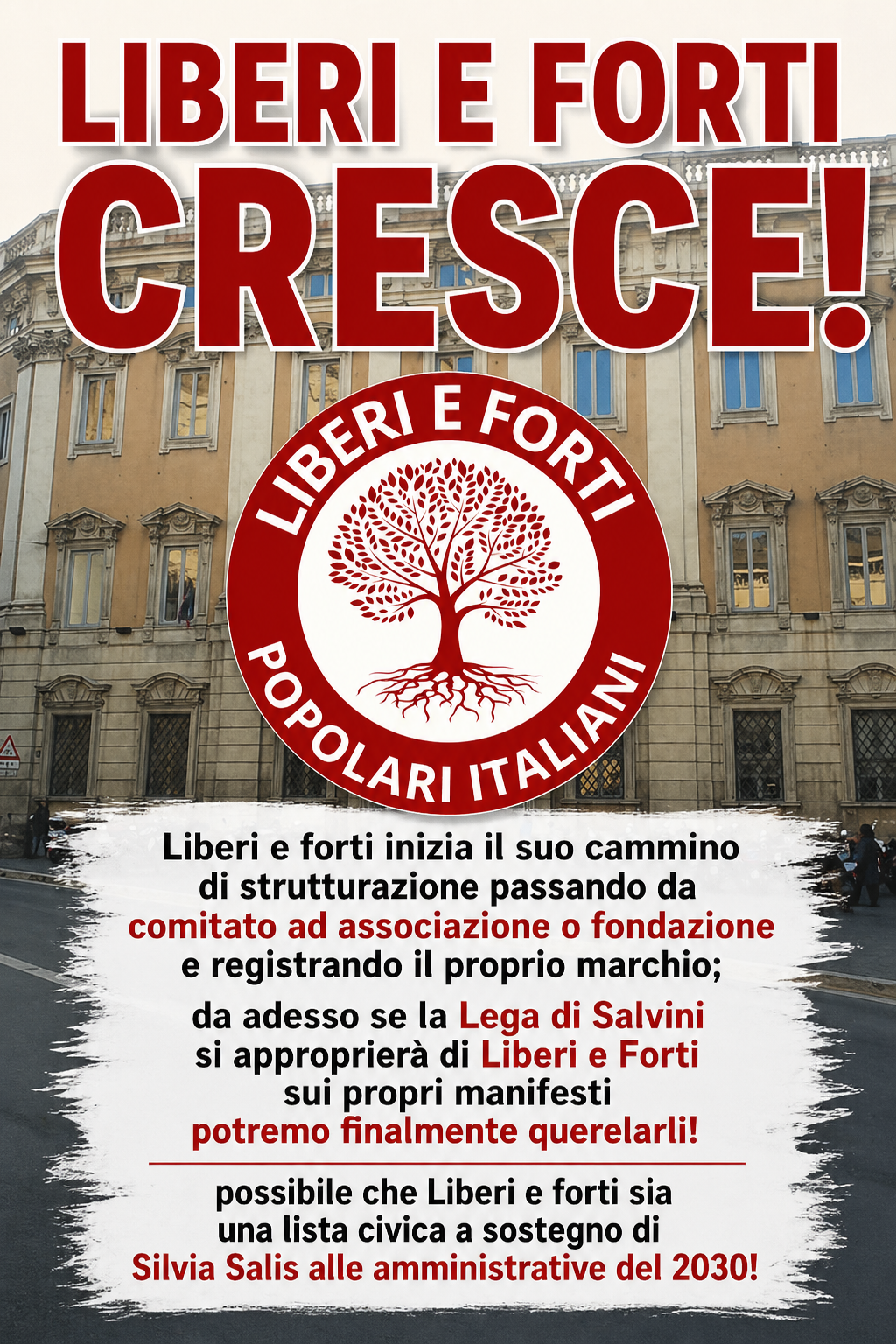 LIBERI E FORTI cresce ancora!